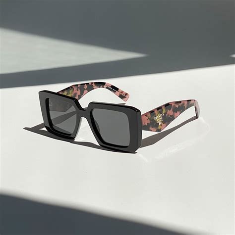 Prada SPR23Y Square Sunglasses .